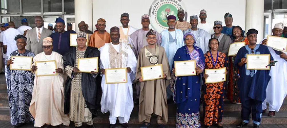 FG elevates 19 Foreign Service Officers to Ambassadors-in-Situ
