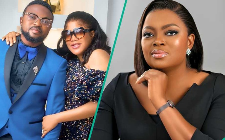 Kolawole Ajeyemi reacts to wife’s snub by Funke Akindele