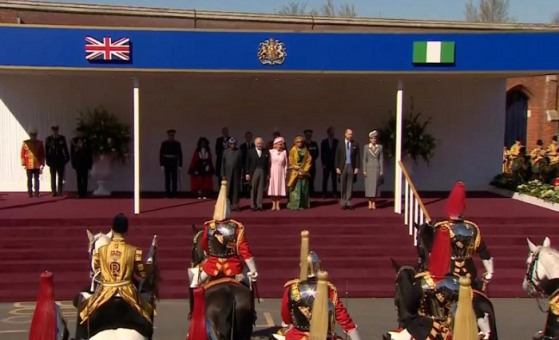 JUST IN: King Charles, Queen Camilla receive Tinubu at Windsor Castle