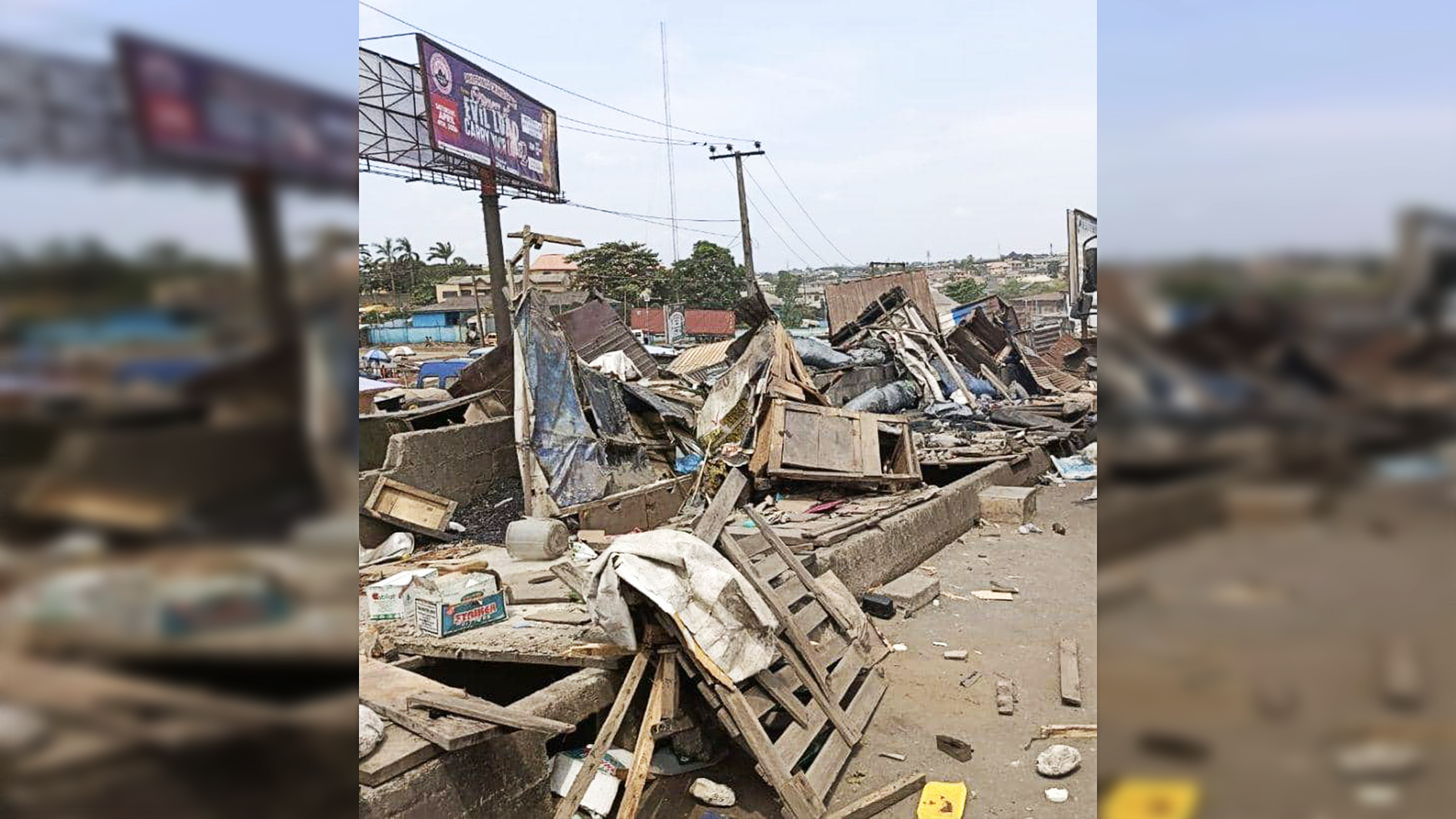 Ogun demolishes shanties at Sango tollgate to reduce road crashes
