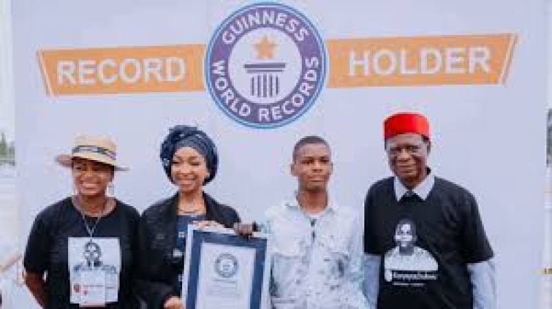 Musawa congratulates Kanyeyachukwu Tagbo-Okeke on second Guinness World Record 