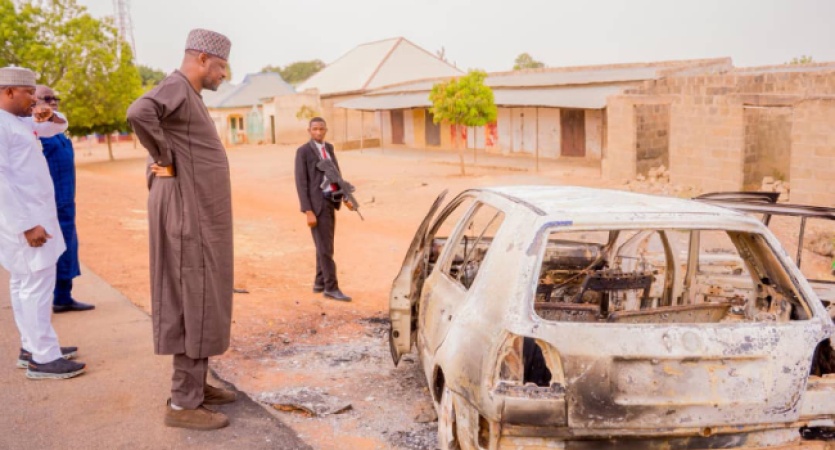 Gov Radda visits Katsina community attacked by bandits