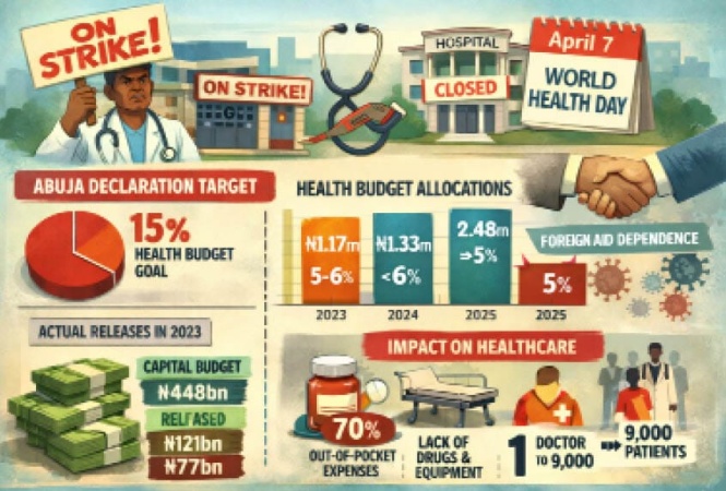 World Health Day: Funding gap persists amid fresh health workers’ strike