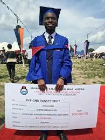 I had no accommodation for 13 months, says UniCal best graduating student