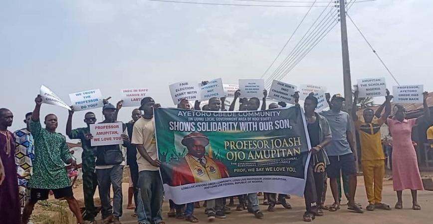 Kogi community rallies behind INEC chairman amid calls for resignation