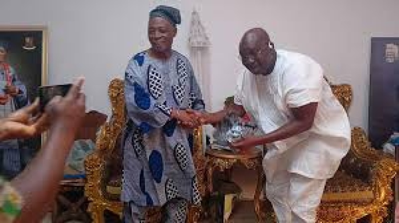 Fayose meets Olubadan amid removal 'plot'