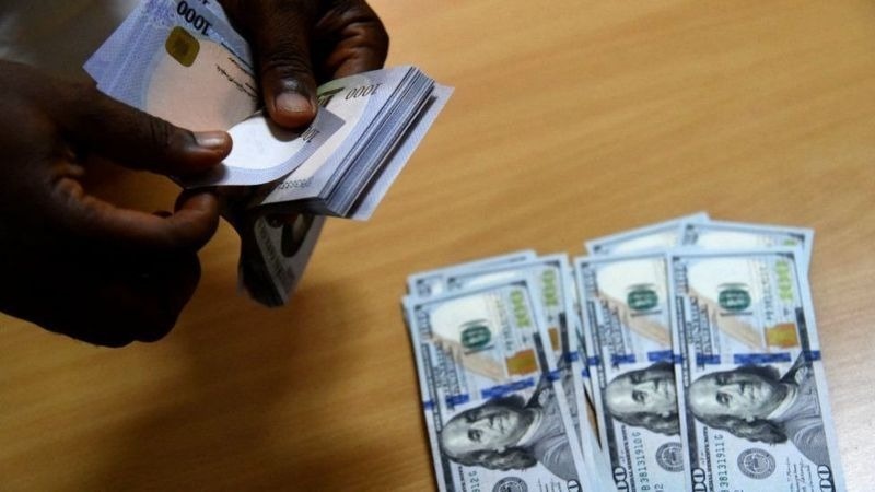 Naira gains N12.41 at official market