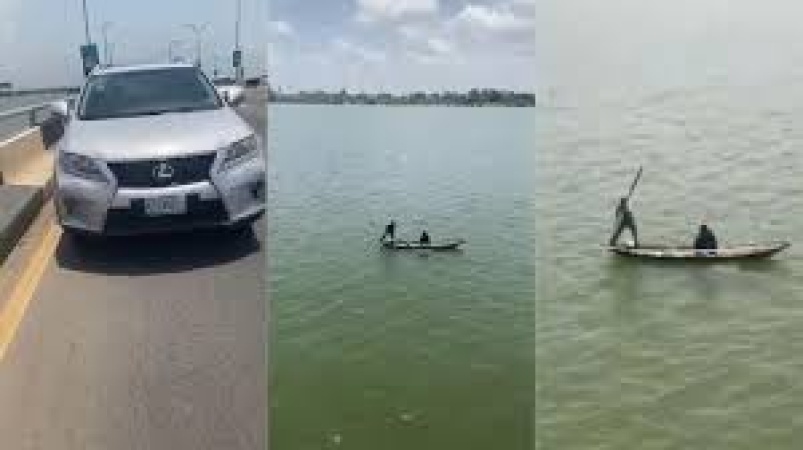 Man jumps into Lagos lagoon after parking car on Third Mainland Bridge