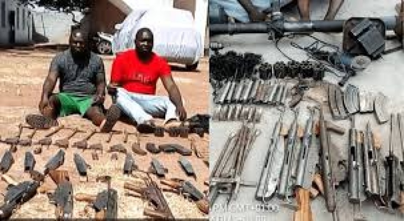 Army apprehends illegal arms manufacturers, recovers weapons in Plateau