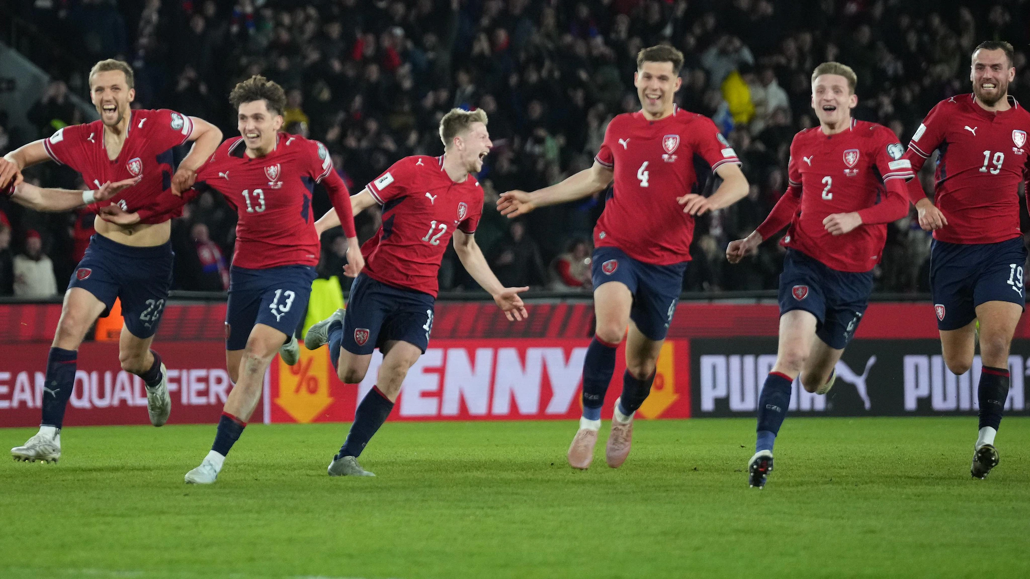 Czechia beat Denmark to secure first World Cup spot since 2006