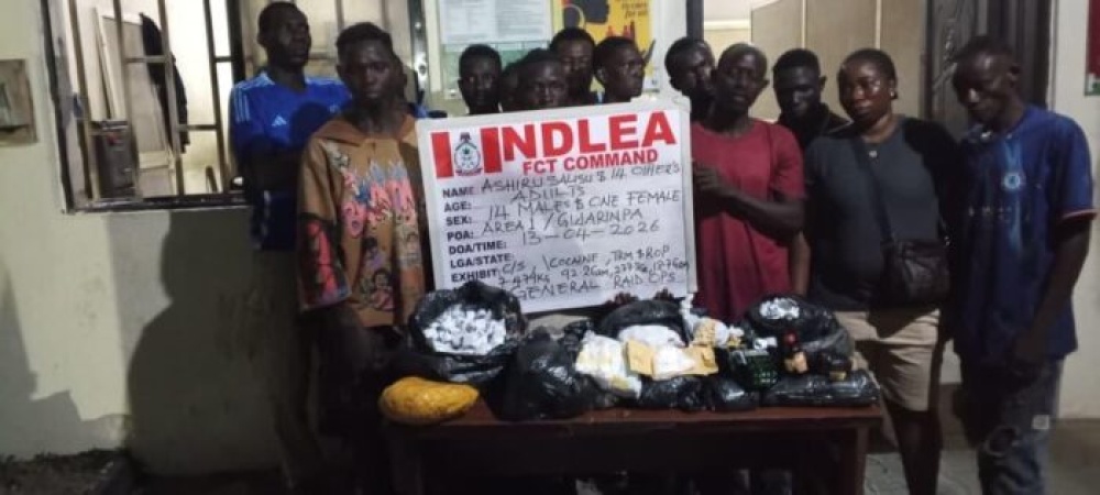 NDLEA dismantles Abuja drug bunks, arrests 132, recovers 220kg illicit substances