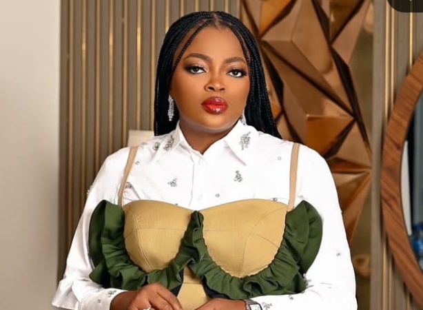 Actress Funke Akindele, others stranded at London Airport over 10-hour flight delay by Air Peace