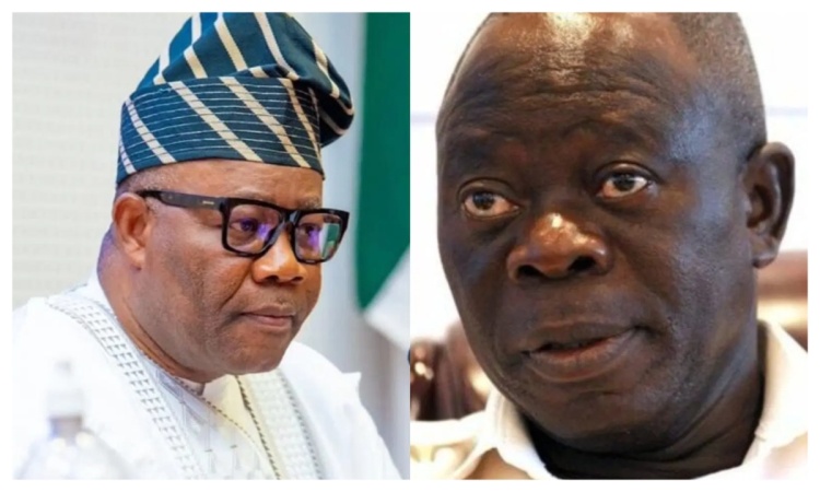 Oshiomhole moves against Akpabio, calls for his resignation