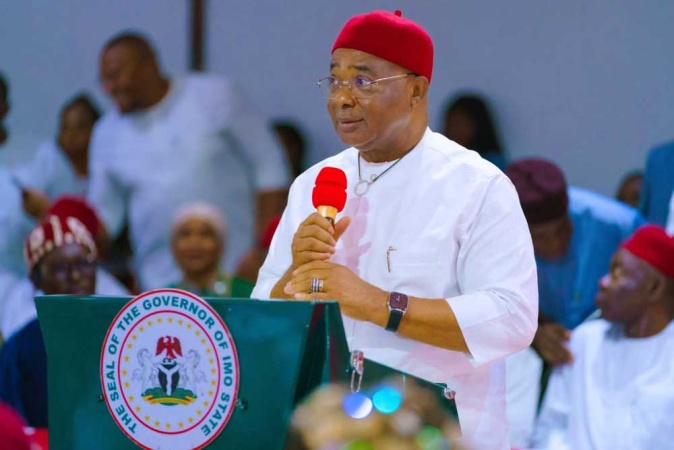 Uzodimma stops Okorocha’s senate return, clinches APC ticket