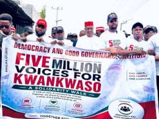 CSOs stage ‘5 Million Voices For Kwankwaso’ solidarity walk in Kano
