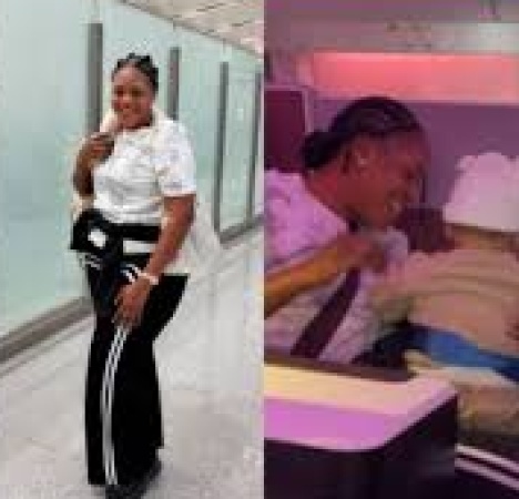 Toke Makinwa flies beloved housekeeper-turned-nanny to London in upper class 