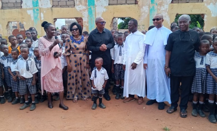 Obi donates N10m to Nursery/Primary School, charges govt to decisively protect schools, society from terrorists