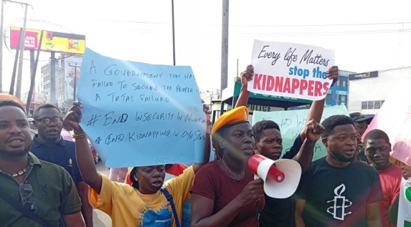 Protest rocks Ibadan over abduction of pupils, teachers