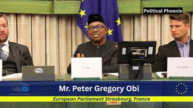Peter Obi takes Africa’s case to EU Parliament