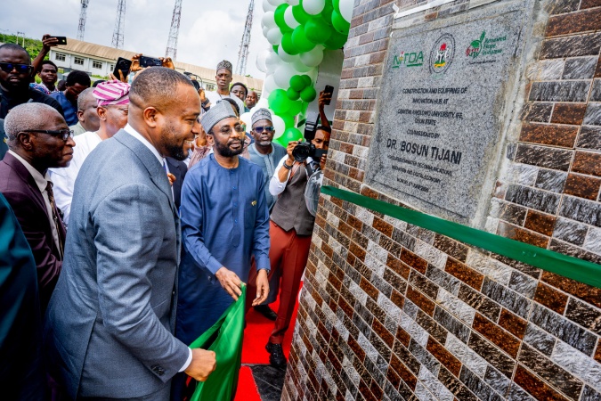 Tijani unveils advanced tech hub at OAU, challenges students to turn ideas into solutions 