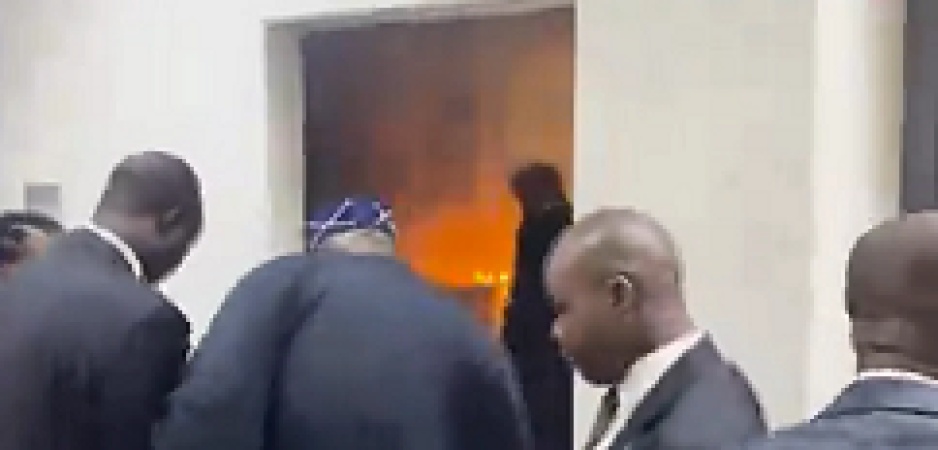 Fire outbreak causes panic at National Assembly complex