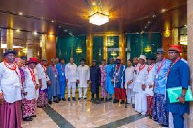Warri Federal Constituency: Ijaw, Itsekiri, Urhobo leaders meet Tinubu, agree to end protests
