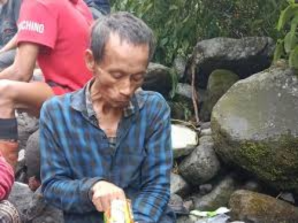 Mentally challenged man survives almost three years alone in mountain forest 