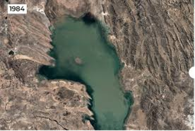Satellite images show 10 places where water is disappearing globally