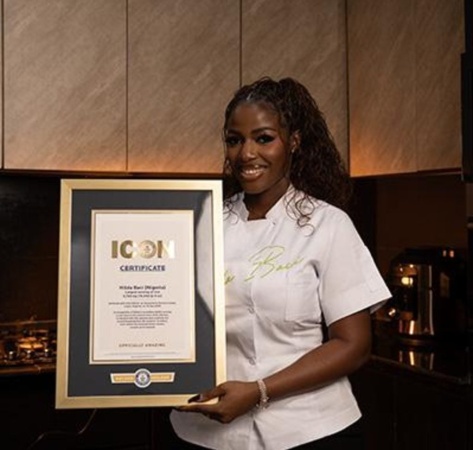 Hilda Baci makes history, becomes first Nigerian to be named GWR icon