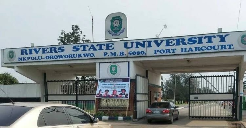 Woman killed by vehicle in convoy on Rivers University Campus, two arrested