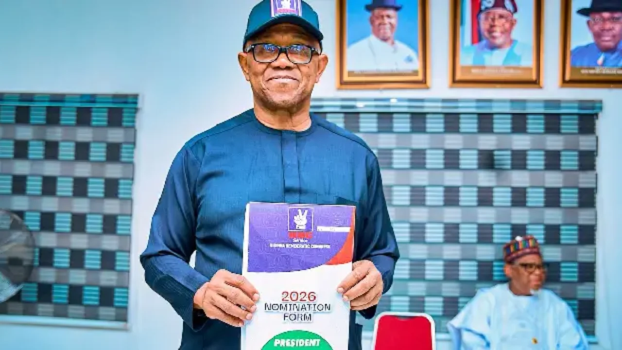 2027: Obi fires poser as he fills INEC form