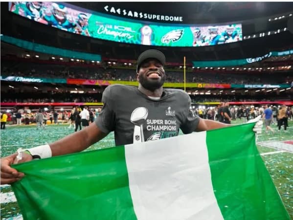 Meet Nigerian-born Moro Ojomo who led Philadelphia Eagles to Super Bowl triumph