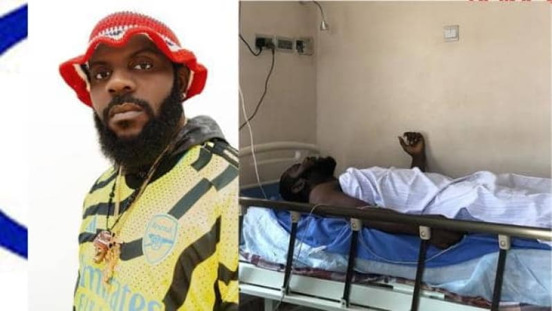 JUST IN: Music star Odumodublvck escapes death, lands in hospital