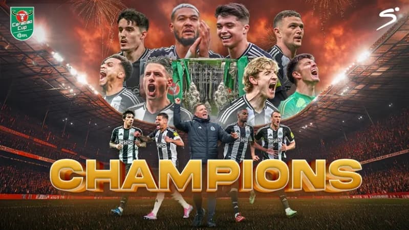 Newcastle stun Liverpool in League Cup final to end 56-year trophy drought