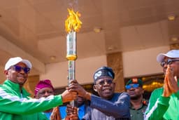 National Sports Festival: Tinubu flags off Torch of Unity Movement, reaffirms commitment to sports development