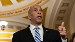 Cory Booker breaks US Senate record with 25-hour marathon speech in protest of Trump’s policies