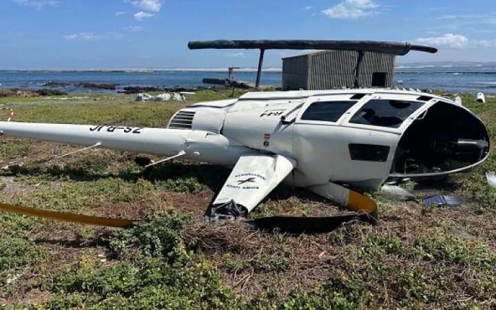 Penguin causes helicopter crash in South Africa