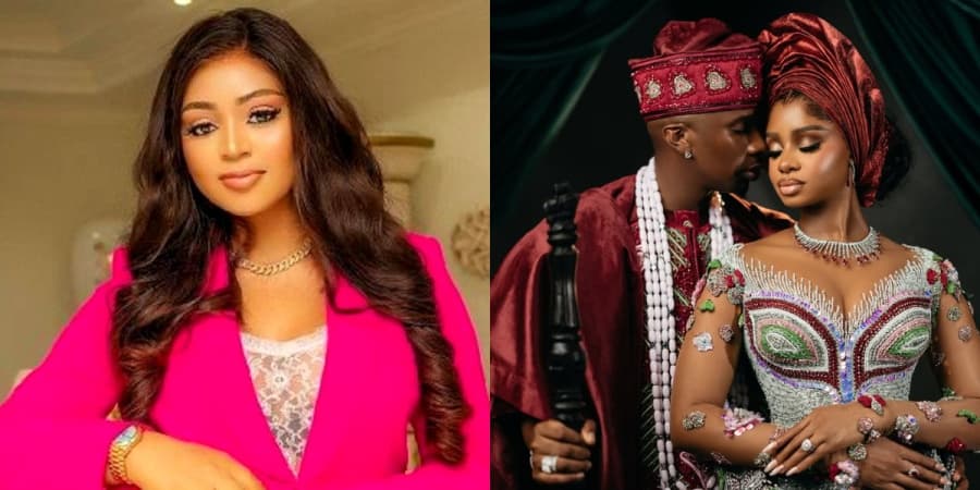 Regina Daniels under fire over congratulatory post to Priscilla, husband