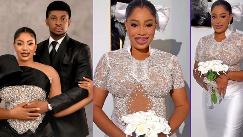 Nigerian gospel singer, Steve Crown, ties knot with fiancée