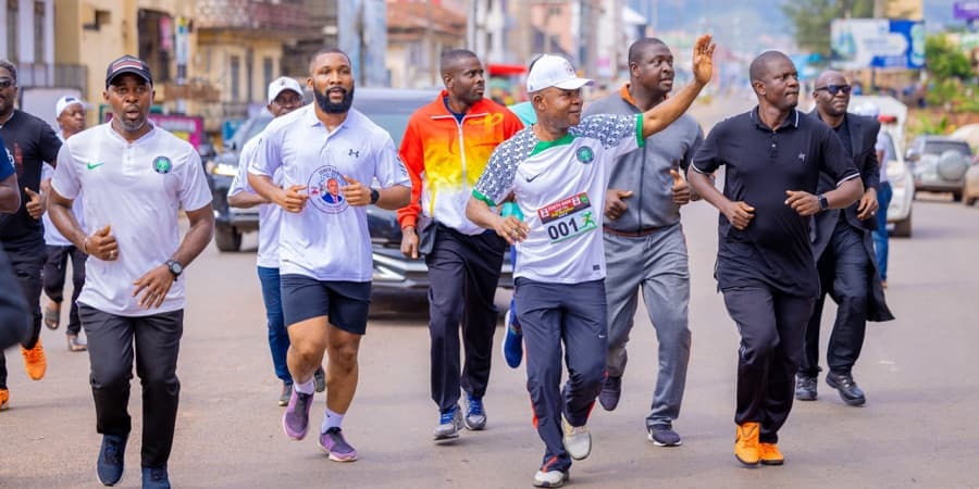 Gov. Mbah declares Enugu International Marathon annual event
