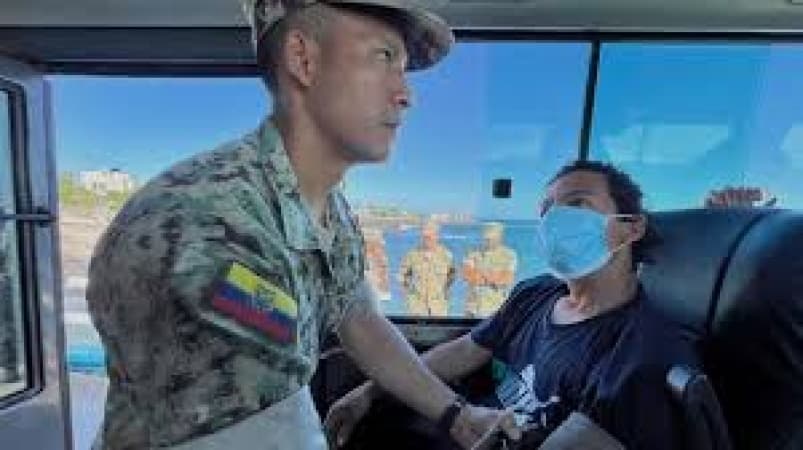 Five fishermen who survived 55 days adrift by drinking rain and parboiling passing fish arrive at port