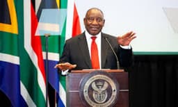White South Africans going to US are cowards, Ramaphosa says