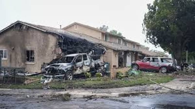 ‘Multiple fatalities’ as plane crashes into homes in US