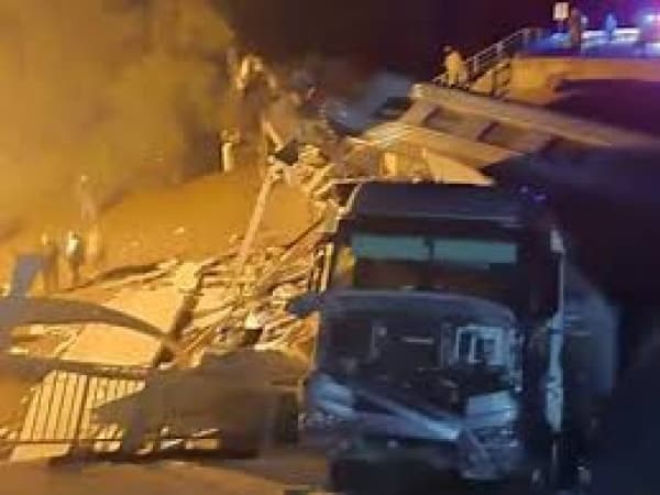 At least seven dead after Russian bridge collapses on to train