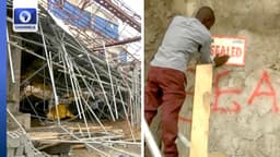 Oyo seals off collapsed building under construction