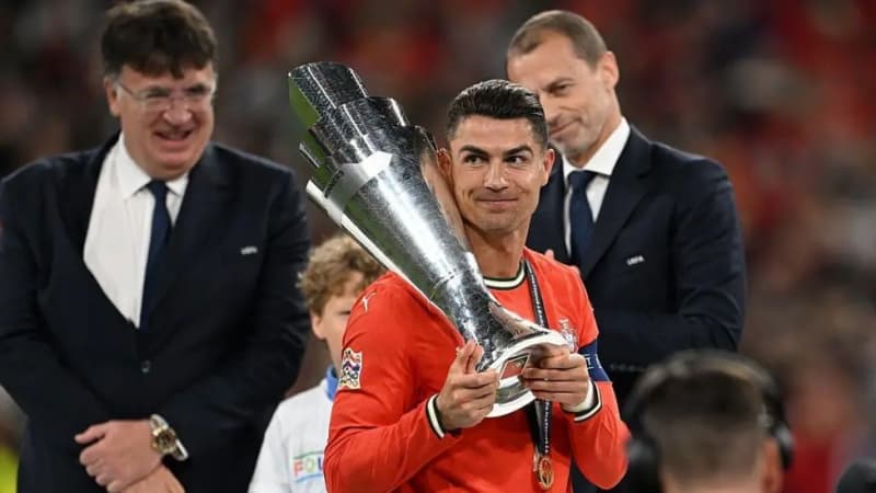 Ronaldo tears and Yamal's nemesis as Portugal beat Spain to win UEFA Nations League