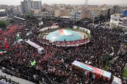 Iran holds state funeral for military leaders killed in Israel conflict