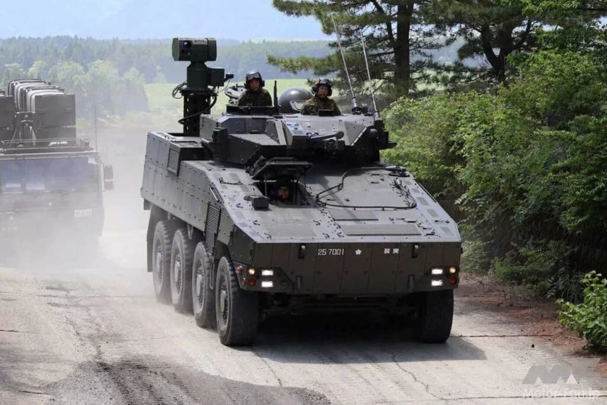 Japanese Army introduces four new combat vehicles for rapid deployment needs at Fuji firepower 2025.