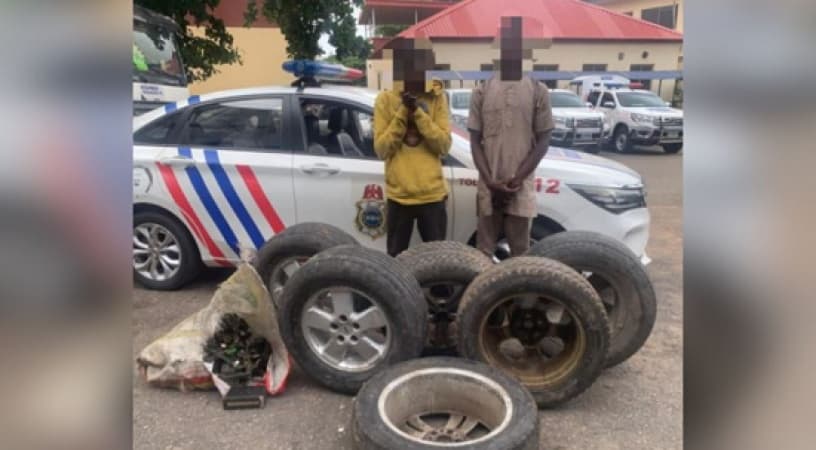 Police detain suspected cultist, vandals, recover pistol, vehicle parts