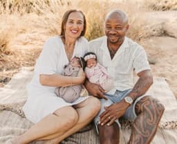 How Australian grandma, 56, welcomed twins with 39-year-old Nigerian husband